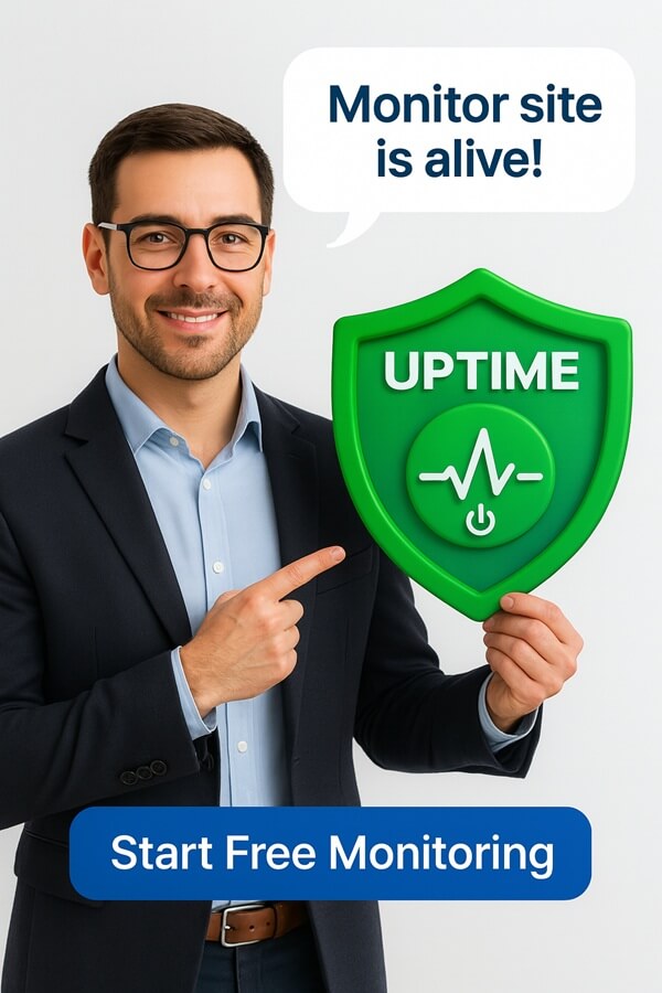 Monitor site uptime